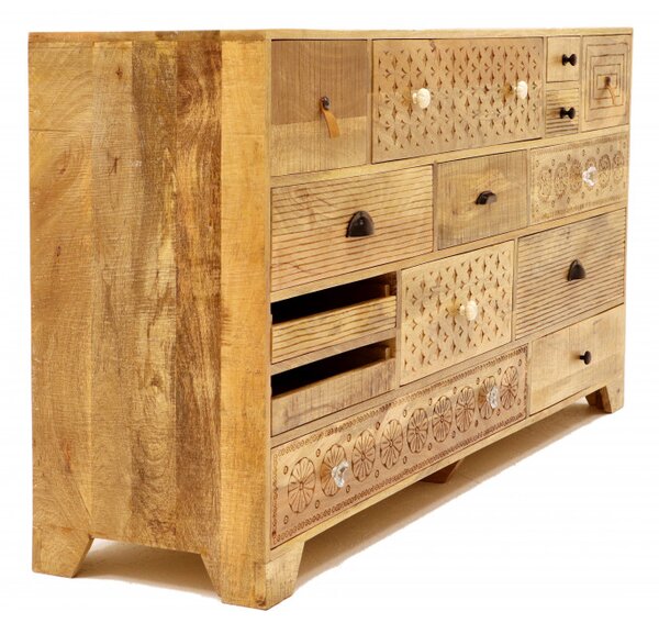 Komoda Manu 160x90x45 indický masív mango