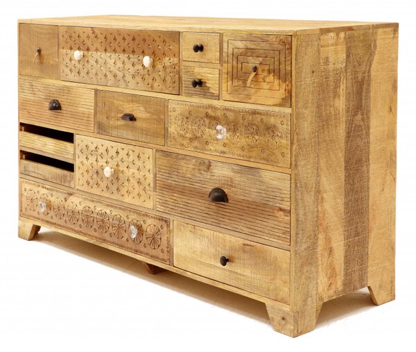 Komoda Manu 160x90x45 indický masív mango
