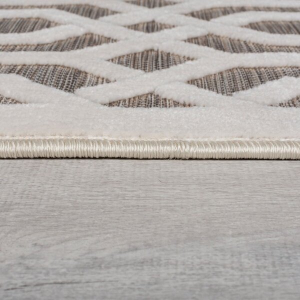 Béžový vonkajší koberec behúň 230x66 cm Mondo - Flair Rugs