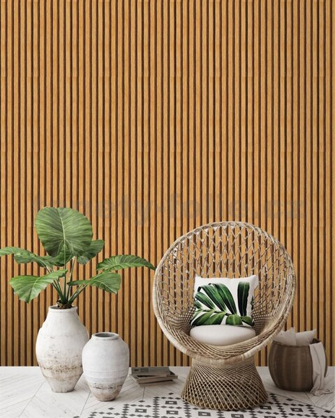 Samolepiace tapety 45 cm x 10 m IMPOL TRADE 9604 3D lamely dub na hnedom podklade Samolepiace tapety