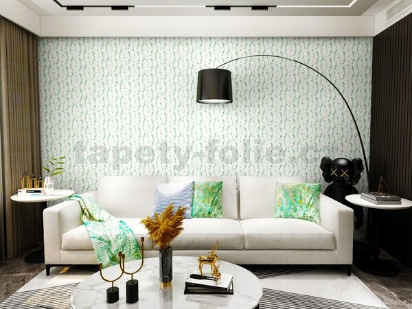 Samolepiace tapety 45 cm x 10 m IMPOL TRADE 9079 popínavé zelené vetvičky Samolepiace tapety