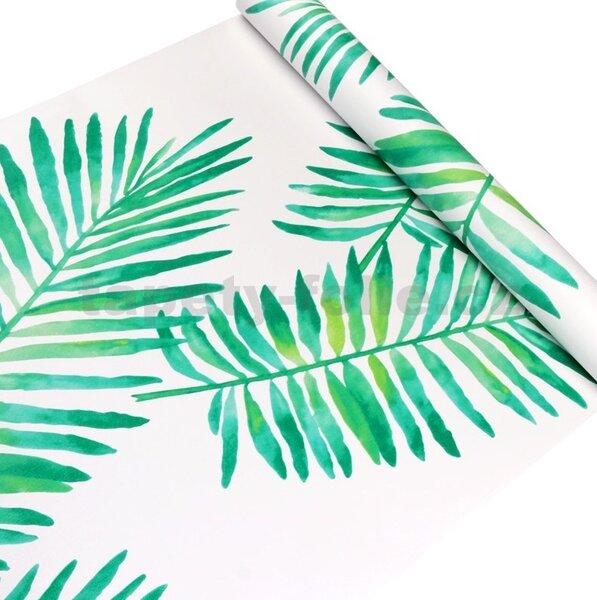 Samolepiace tapety 45 cm x 10 m IMPOL TRADE 9450 palmové listy Samolepiace tapety