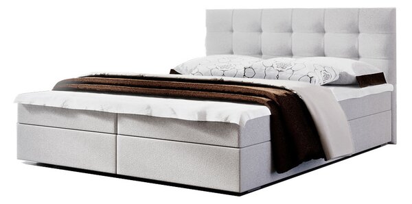 Čalúnená posteľ LAKE 2 + rošt + matrac, 140x200, Cosmic 10