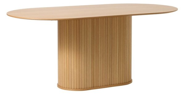 Jedálenský stôl s doskou v dubovom dekore 95x180 cm Nola – Unique Furniture
