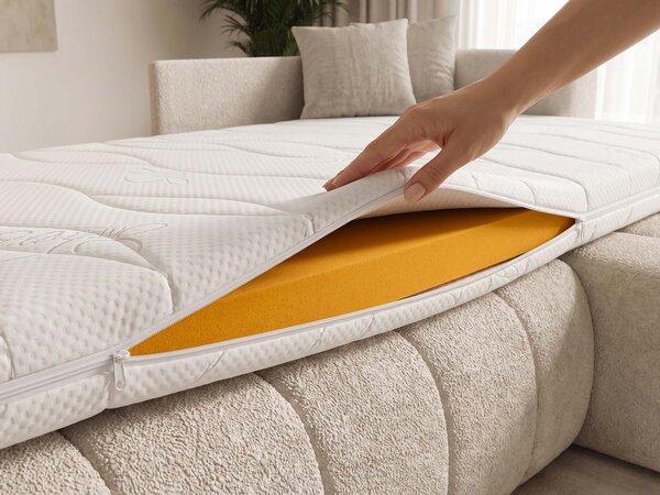 Wilsondo Vrchný matrac Visco z pamäťovej peny Aurum 90x200 - 8 cm
