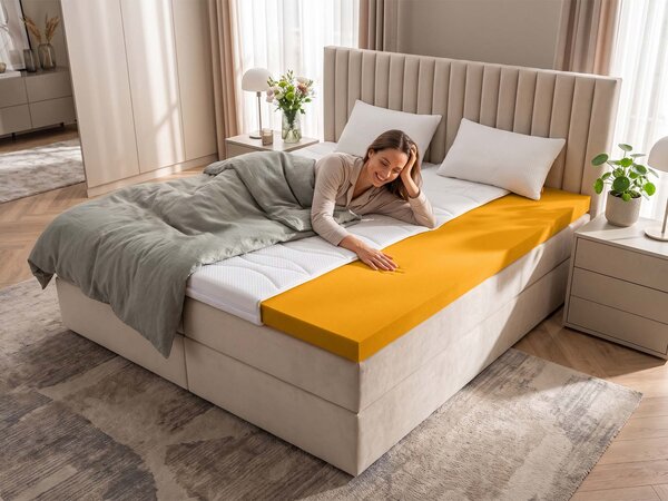 Wilsondo Vrchný matrac Visco z pamäťovej peny Aurum 90x200 - 8 cm