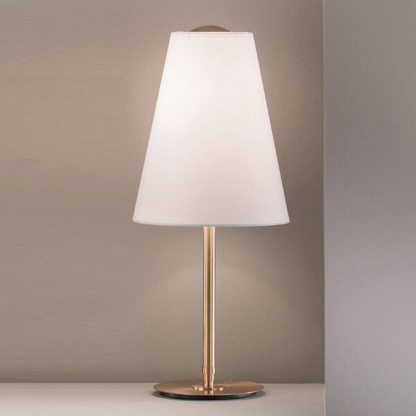 Stolná lampa Clemo výška 60 cm, zlatá