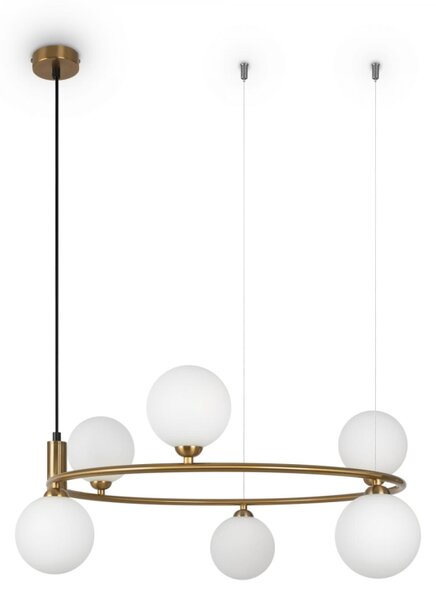 MAYTONI MOD013PL-06BS1 RING závesné svietidlo