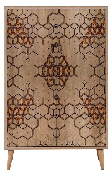 Hanah Home Komoda Multibox 80 cm hnedá