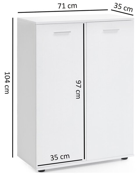 KOMODA, 71/104/35 cm MID.YOU - Komody, Online Only