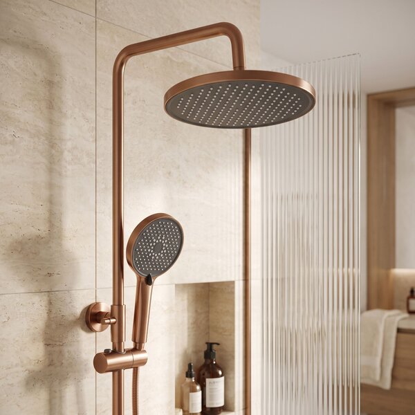 Sprchový set PREMIUM Rea Maxim Brush Copper