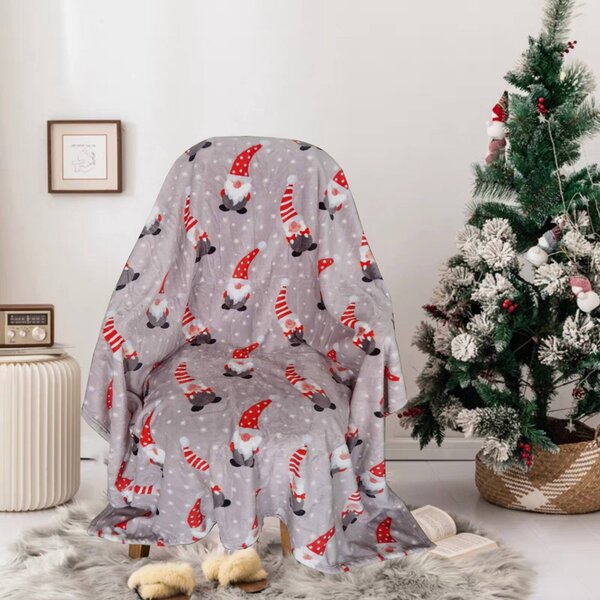 Vianočná deka škriatky 150x200cm TiaHome
