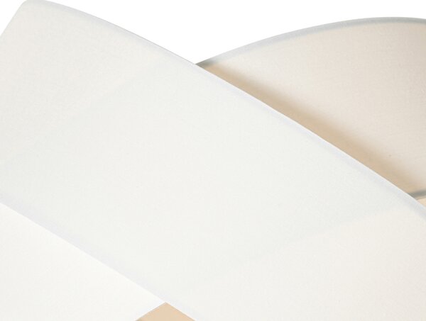 Moderná stojaca lampa biela - Cloth