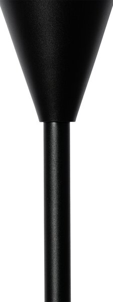 Moderná stolná lampa čierna s opálovým sklom - Drop
