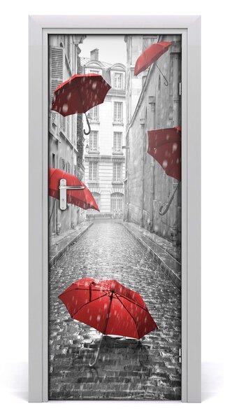 Fototapeta samolepiace na dvere dáždnik Francúzsko 85x205cm