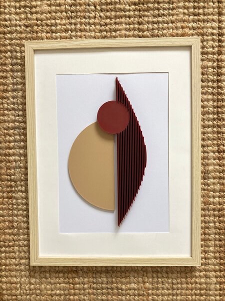 Moderný 3D obraz – abstraktná dekorácia do interiéru 20 × 30 cm