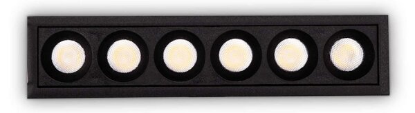 IDEAL LUX 305813 LIKA FI SLIM 10W BK zápustné svietidlo
