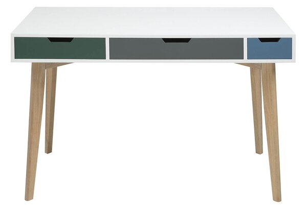 ACTONA Kancelársky stôl Tess − biela 76 × 120 × 60 cm