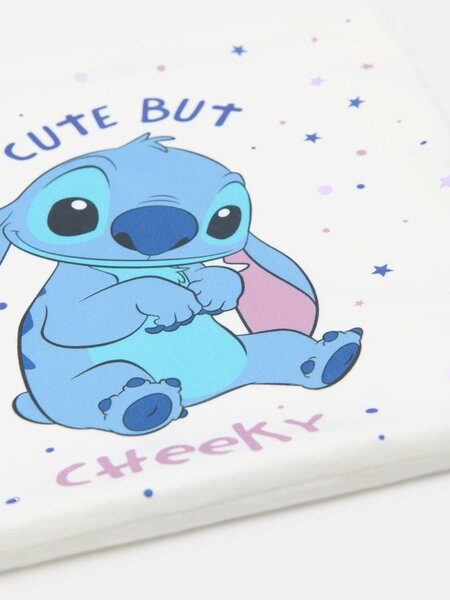 Sinsay - Obliečka na vankúš Stitch - biela