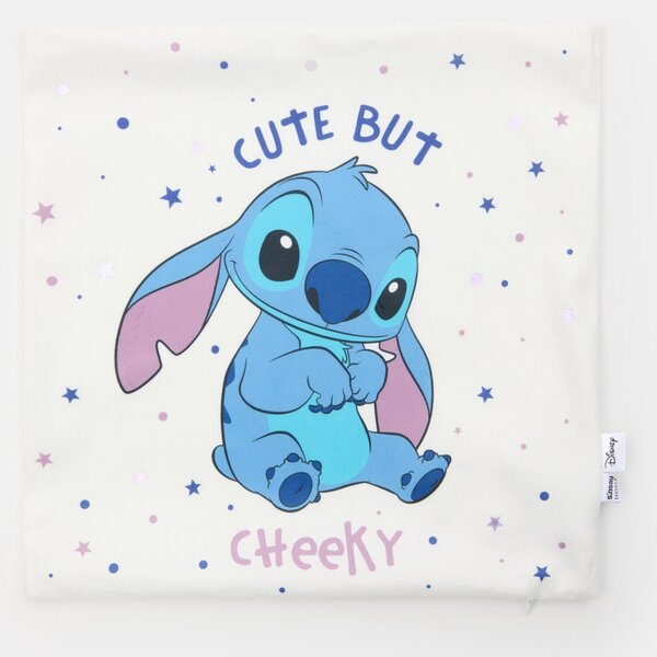Sinsay - Obliečka na vankúš Stitch - biela