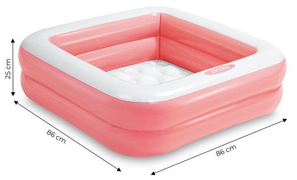 Intex Detský nafukovací bazénik 57100 Light Pink - INTEX