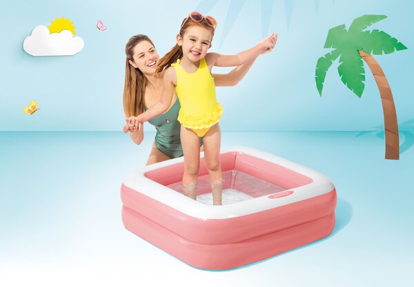 Intex Detský nafukovací bazénik 57100 Light Pink - INTEX