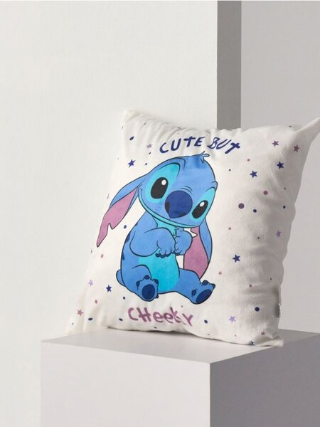Sinsay - Obliečka na vankúš Stitch - biela