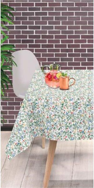 Obrus PVC 207A, metráž, 20 m x 140 cm, vetvičky zelené, IMPOL TRADE