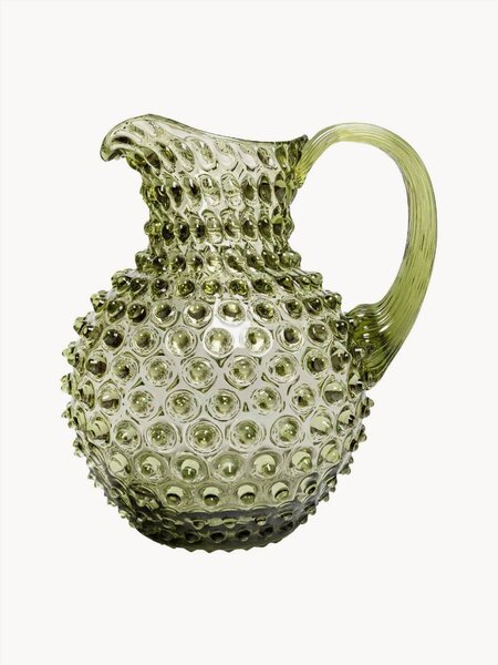 Ručne fúkaný džbán Hobnail