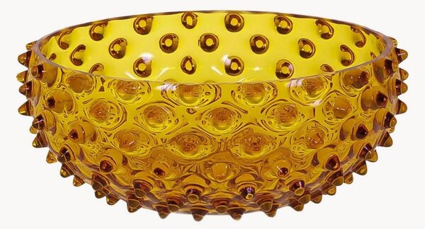 Ručne fúkaná servírovacia miska Hobnail