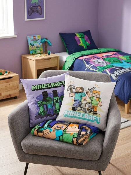 Sinsay - Obliečky na vankúš Minecraft 2 balenie - viacfarebná