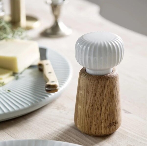 Mlynček s keramickým strojčekom Hammershøi White 14,5 cm