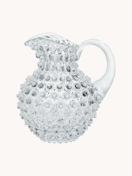 Ručne fúkaný džbán Hobnail