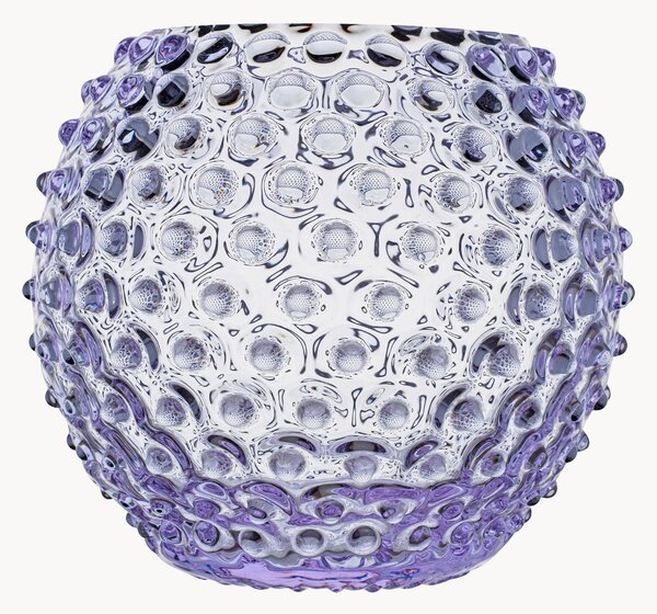 Ručne fúkaná váza Hobnail, V 16 cm