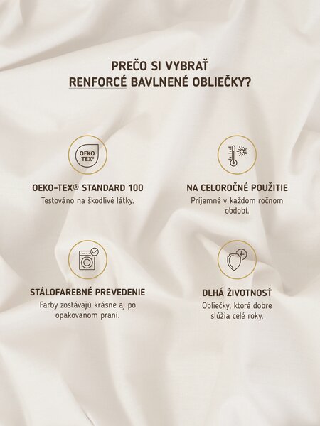 Vianočné bavlnené obliečky Renforcé - Hory