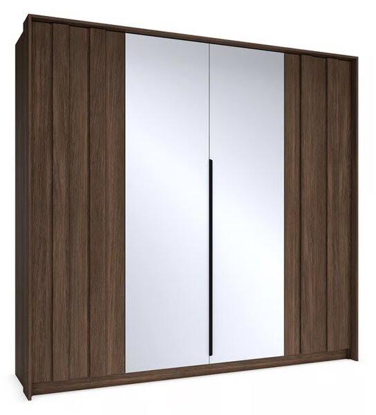 Skriňa Flaro 223 cm s osvetlením - dub dunin