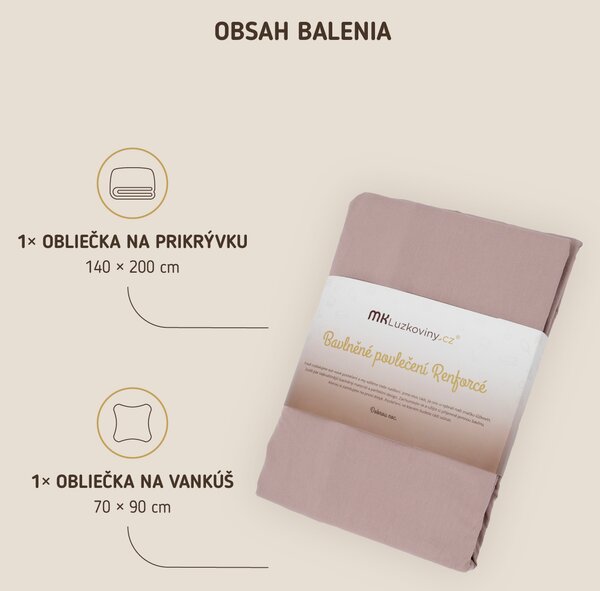 Vianočné bavlnené obliečky Renforcé - Hory