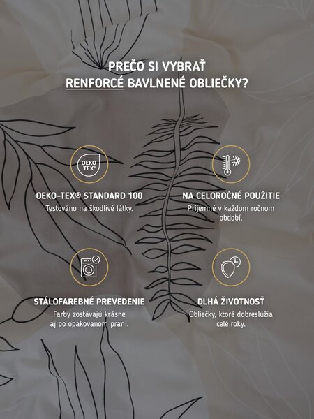 Bavlnené obliečky Renforcé - Adeline