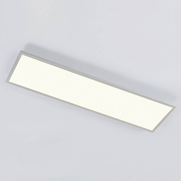 Arcchio LED panel Philia, 120 cm, 30 W, Biela / opálová, Obývacia izba / jedáleň, Plast, Moderný, Stropné svetlo