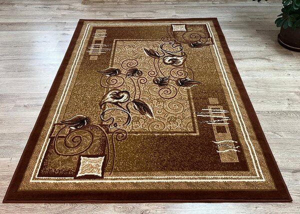 HU Hnedý klasický koberec Shiraz Bcf Kalia-braz Rozmer: 50x80 cm
