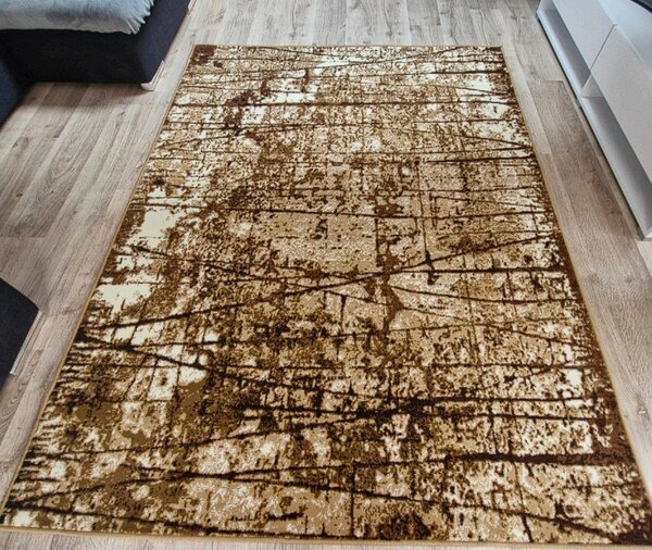 HU Béžový klasický koberec Shiraz Bcf Bodkovany-bezovy Rozmer: 80x150 cm