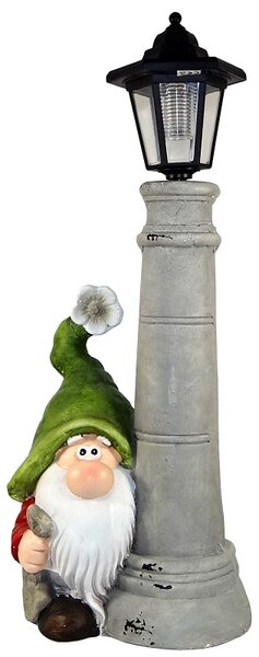 Veľká solárna soška do záhrady žaba 45cm