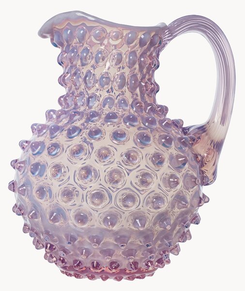 Ručne fúkaný džbán Hobnail