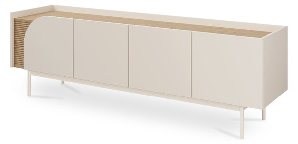 Široký TV stolík Carmen - béžová