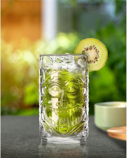 RCR POHÁR NA VODU TIKI PULCINELLA 450ML SADA 4 KS