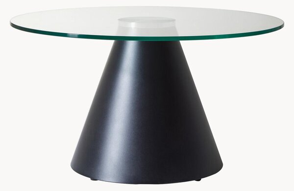 Okrúhly konferenčný stolík so sklenenou doskou Azalea