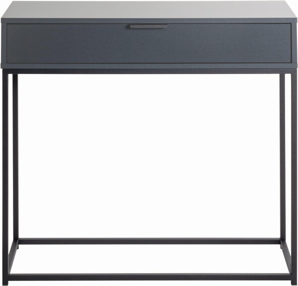 KONZOLOVÝ STOLÍK, antracitová, čierna, kov, kompozitné drevo, 80/28/77 cm - Online Only obývacie izby, Online Only