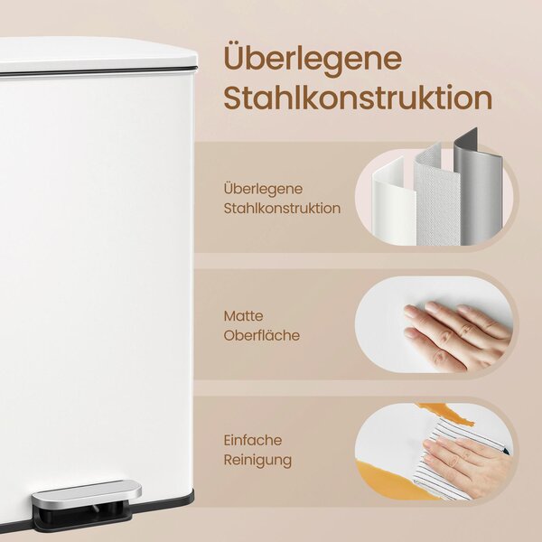 KÔŠ NA ODPADKY 40 l - Online Only bytové doplnky, Online Only