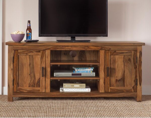 TV stolík Rami 150x60x45 indický masív palisander