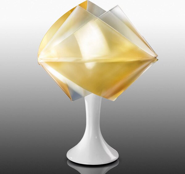 Slamp Gemmy Prisma – stolová lampa, zlatá